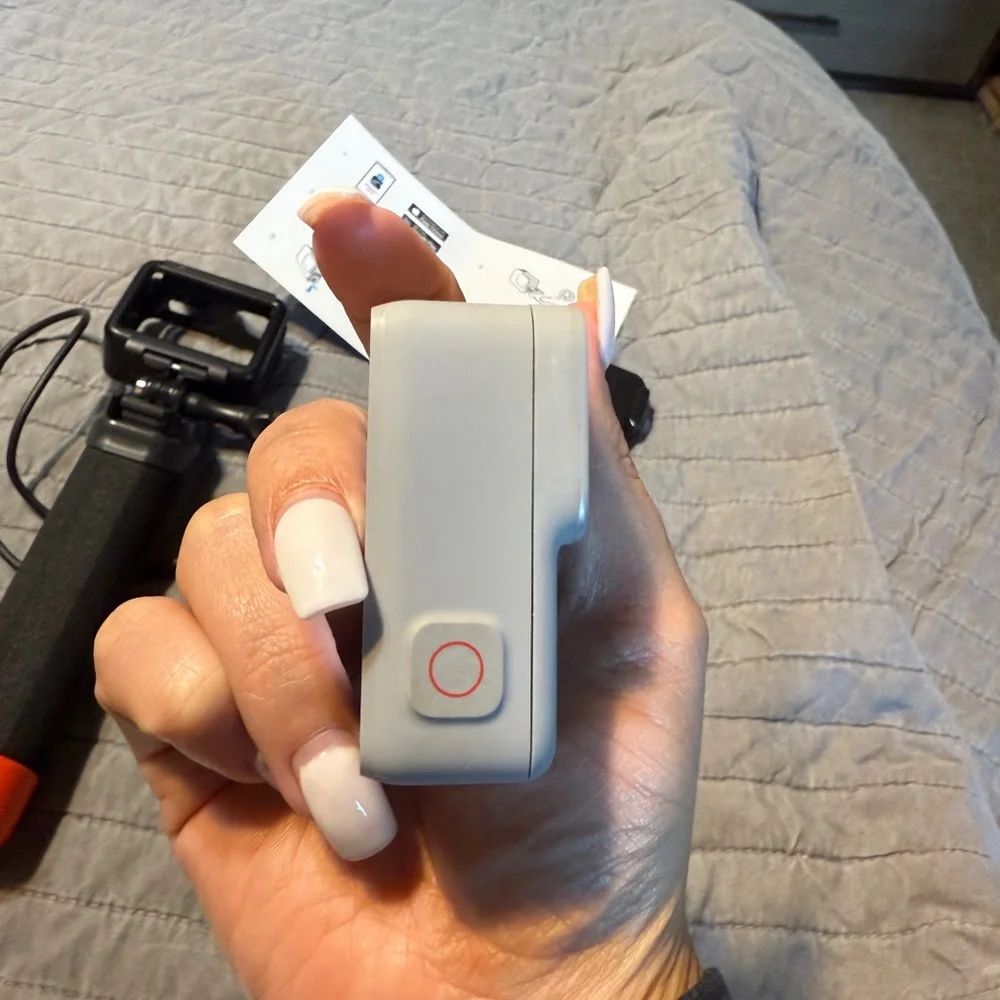 GoPro Hero 7 with Orange and Black Grip